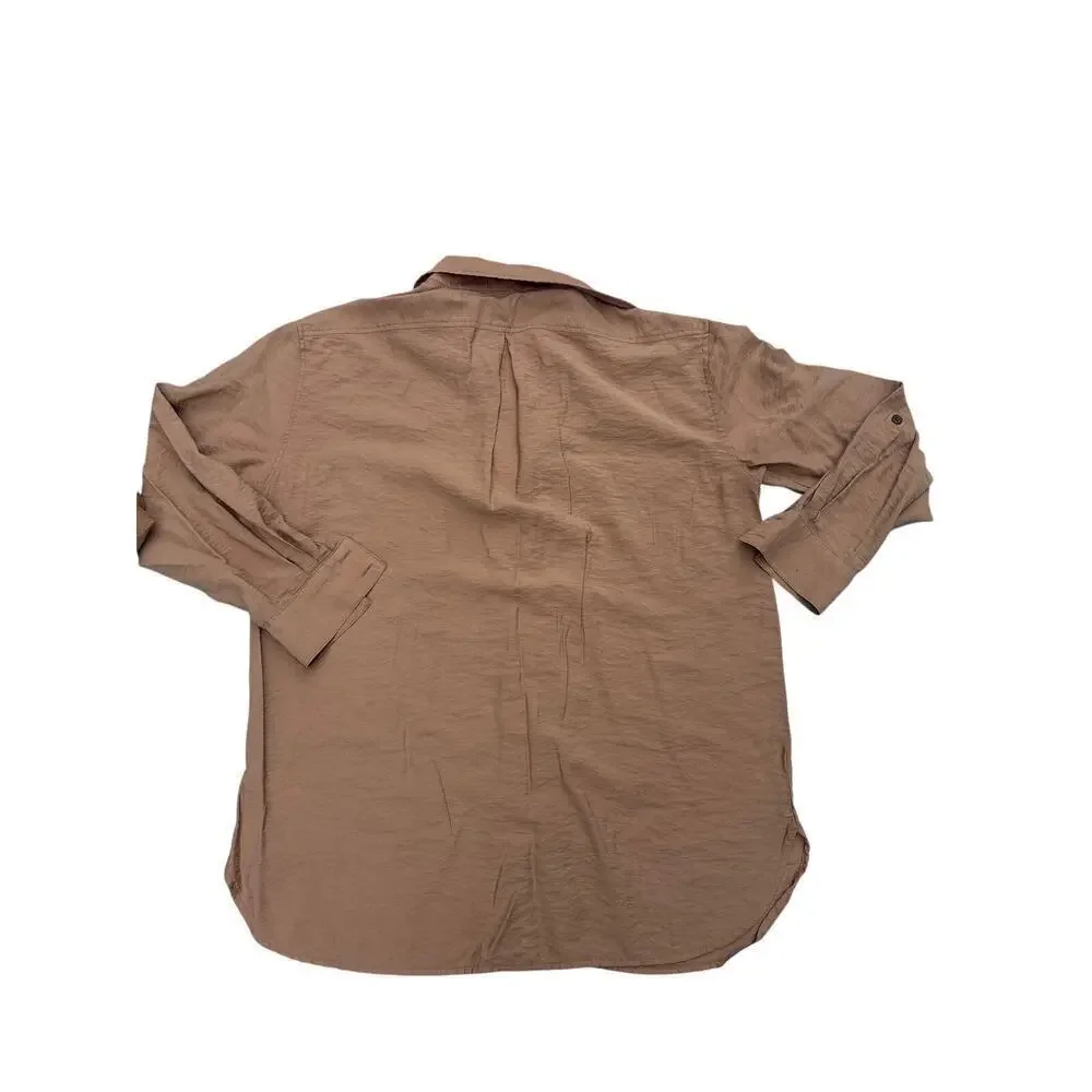 Men’s S Banana Republic Button Down Shirt Brown Casual Workwear